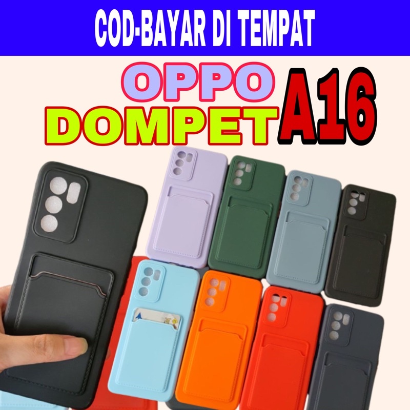 INDOTRUSTED  Case Oppo A16 kesing Oppo A16 Silicon Oppo A16