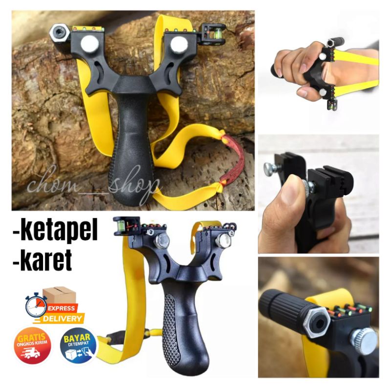 Ketapel Tactical/Slingshot/ketapel ikan/ketapel Qtt/ketapel black