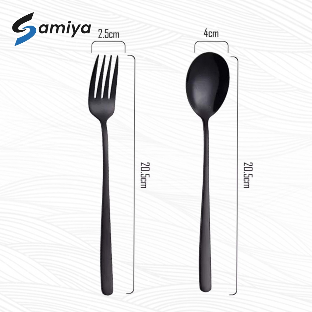 sendok garpu korea stainless steel SUS410 / korean spoon fork SUS 410