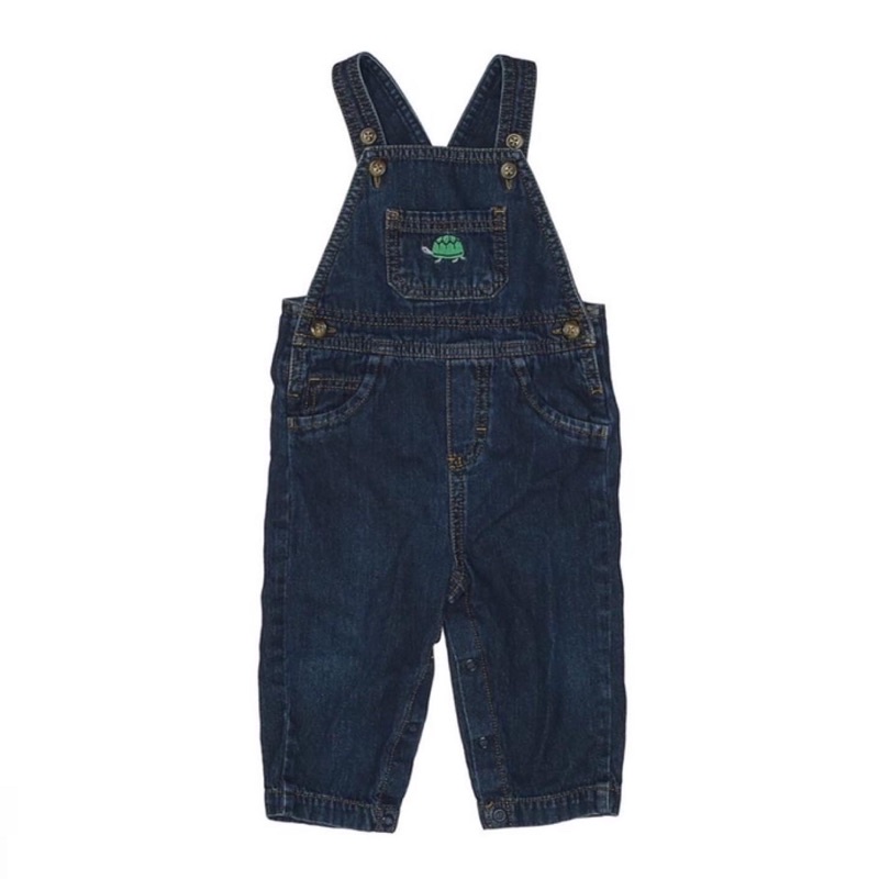 Overall panjang anak/bayi cowok laki-laki branded Carters (baju kodok)-Denim