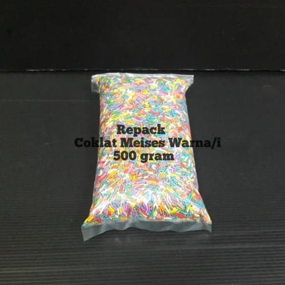 

REPACK CHOCOLATE MESES WARNA/I ELMER / COKLAT MESES 500 GRAM