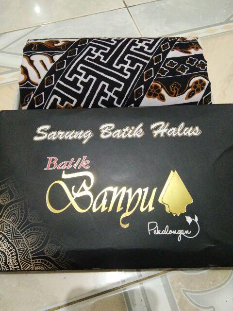 Sarung Batik Pekalongan Motif Huruf Jawa Kain Halus Berkwalitas