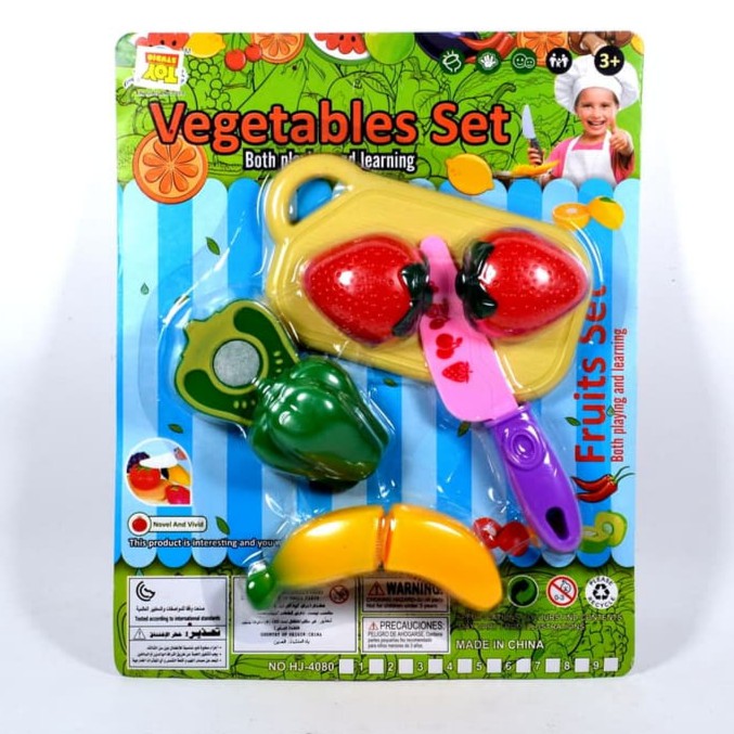 MAINAN BUAH-BUAHAN SAYUR-MAYUR ANAK VEGETABLES SET KIDS TOYS
