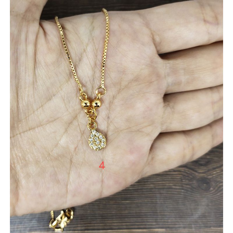 Fifi Fashion Kalung Koye Anak Perhiasan Lapis Emas D01