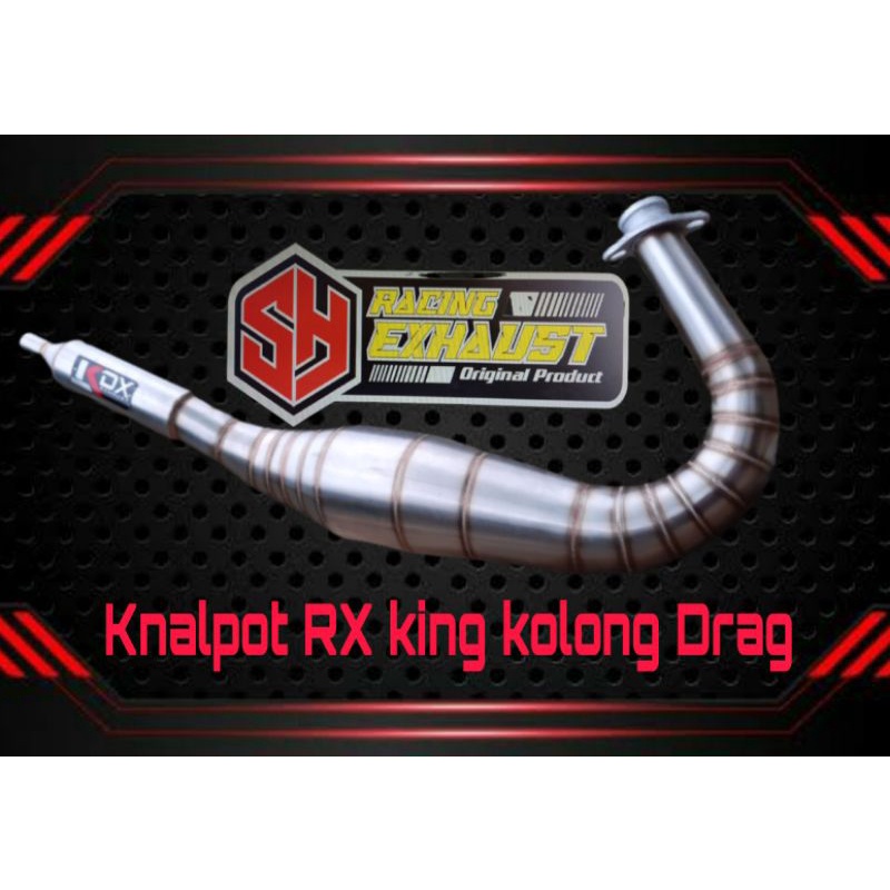 Knalpot Rx king kolong tello drag kompetisi KDX stainlist