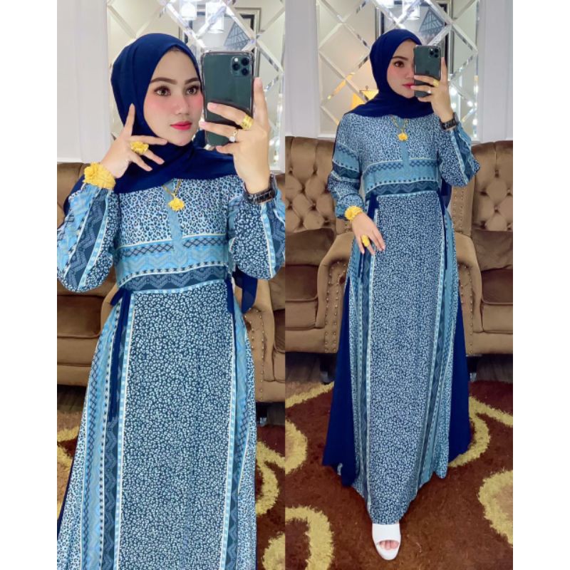 SYARI DEOLINDA SET PASHMINA BY HANASANGKA IRNA GALERY ORIGINAL