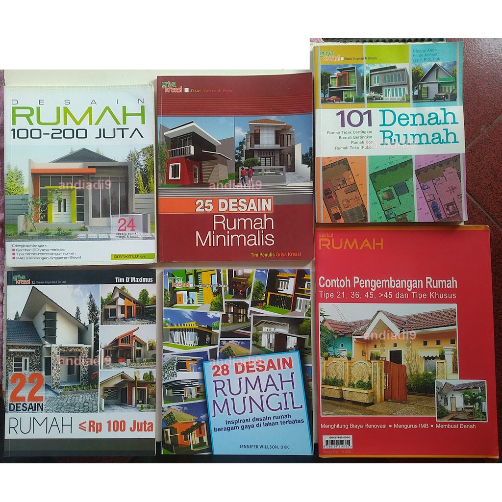 Desain Rumah 100 200 Juta Denah Mungil Minimalis Contoh