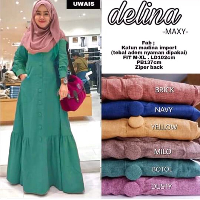 Delima maxy Ori brand Solo by Uwais