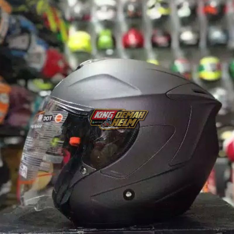 HELM INK DYNAMIC GUNMETAL DOFF HELM INK DYNAMIC ORIGINAL MURAH HELM SHOEI MURAH HELM TOURING INK SNI