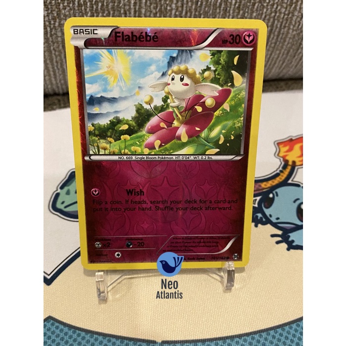 Pokemon TCG English Flabebe - 101/162 Reverse Holo XY: Breakthrough