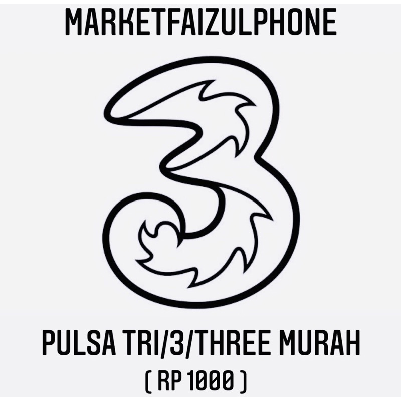 [ MURAH ] PULSA TRI 3 THREE RP.1000