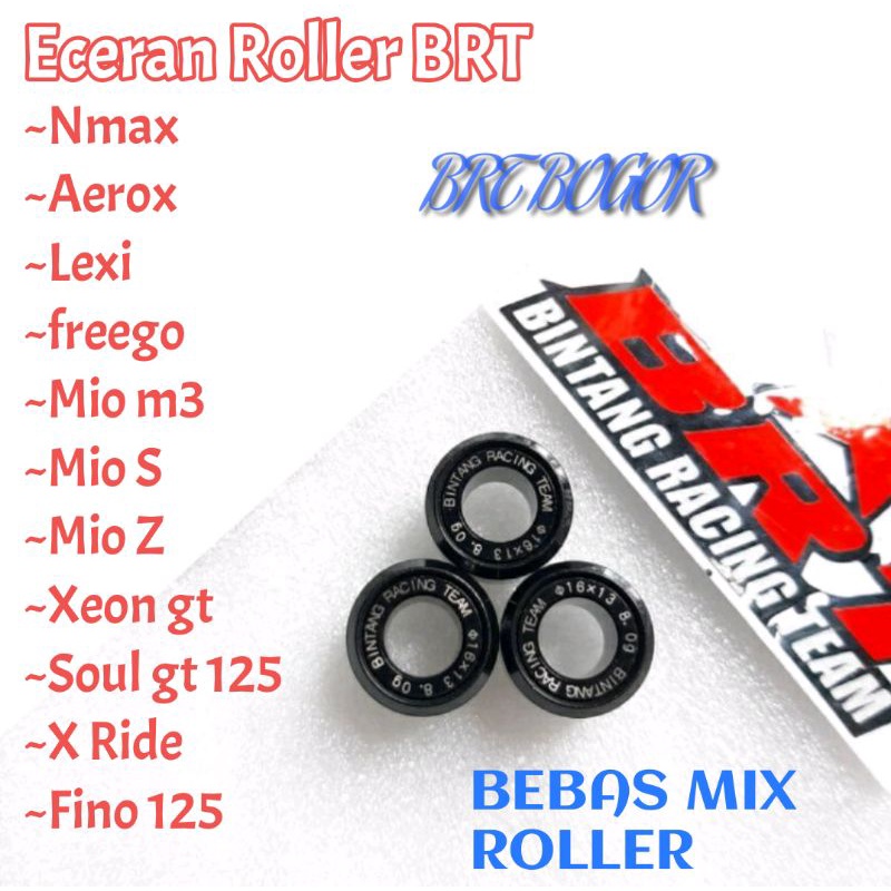 Roller Roler Ecer BRT Nmax Aerox Lexi Mio M3 Fino 125 Loler Racing Nmax old  Nmax New 9gram Roller Nmax blac diamond Roler Soul Gt 125Lexi  125 MIO M3 MIO S MIO Z Xeon 125 Xeon karbu Xeon 125 Fi Free go Fazzio 2DP 2PH 44D Roller mix oplos GHIO MOTOR SHOP