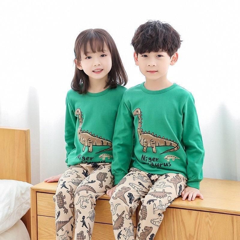 Baju Tidur Anak /Setelan Anak Couple Celana Panjang /Piyama Set Anak laki laki perempuan