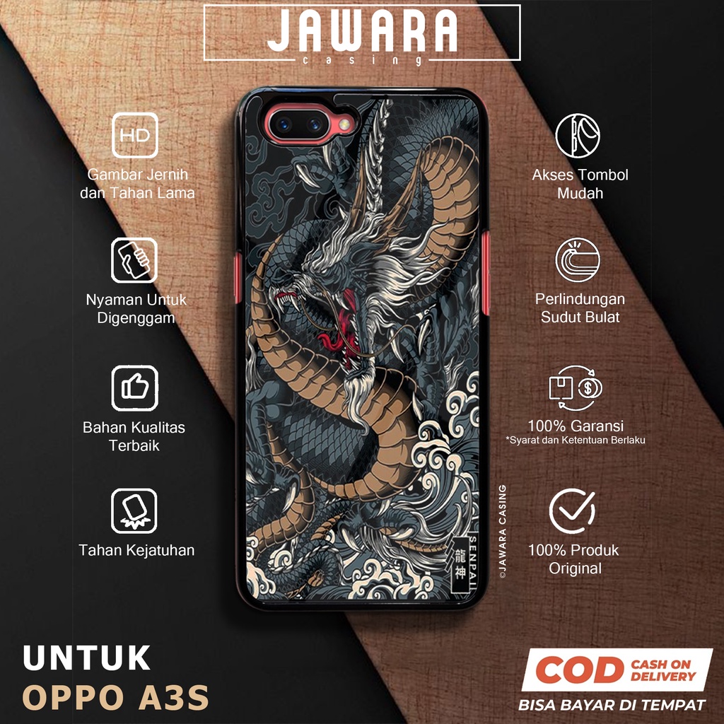 Case Oppo A3S Casing Oppo A3S Jawara Casing [DRGN] Case Glossy Case Aesthetic Custom Case Anime Case