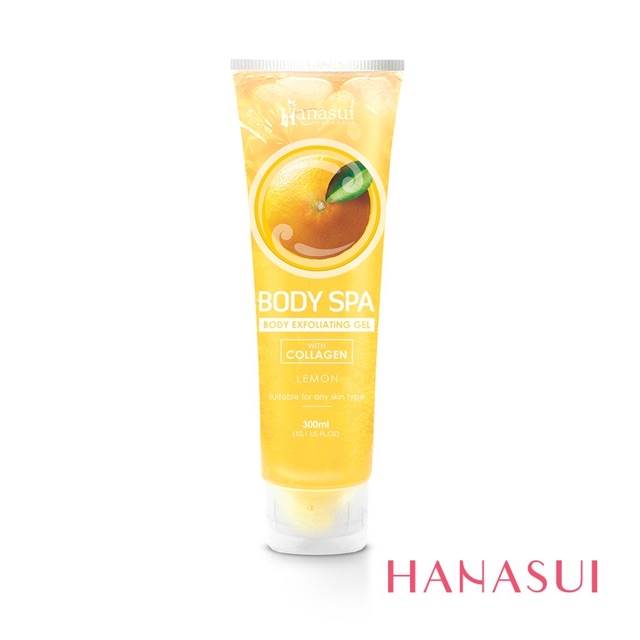 Hanasui Body Spa Exfoliating Gel Series Perontok Daki