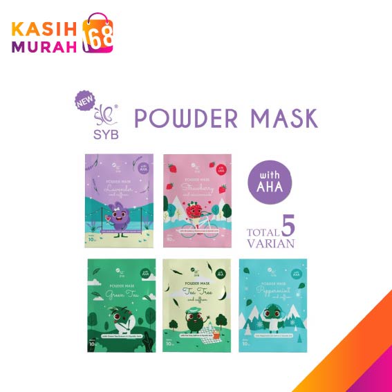 SYB Mask Sachet 10gr Naturgo Peel Off Mask | Powder Mask