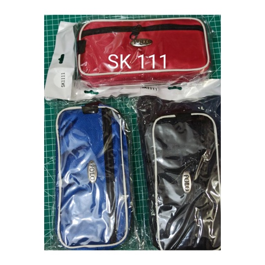 

Tempat pensil polos seleting 2 ruang abg