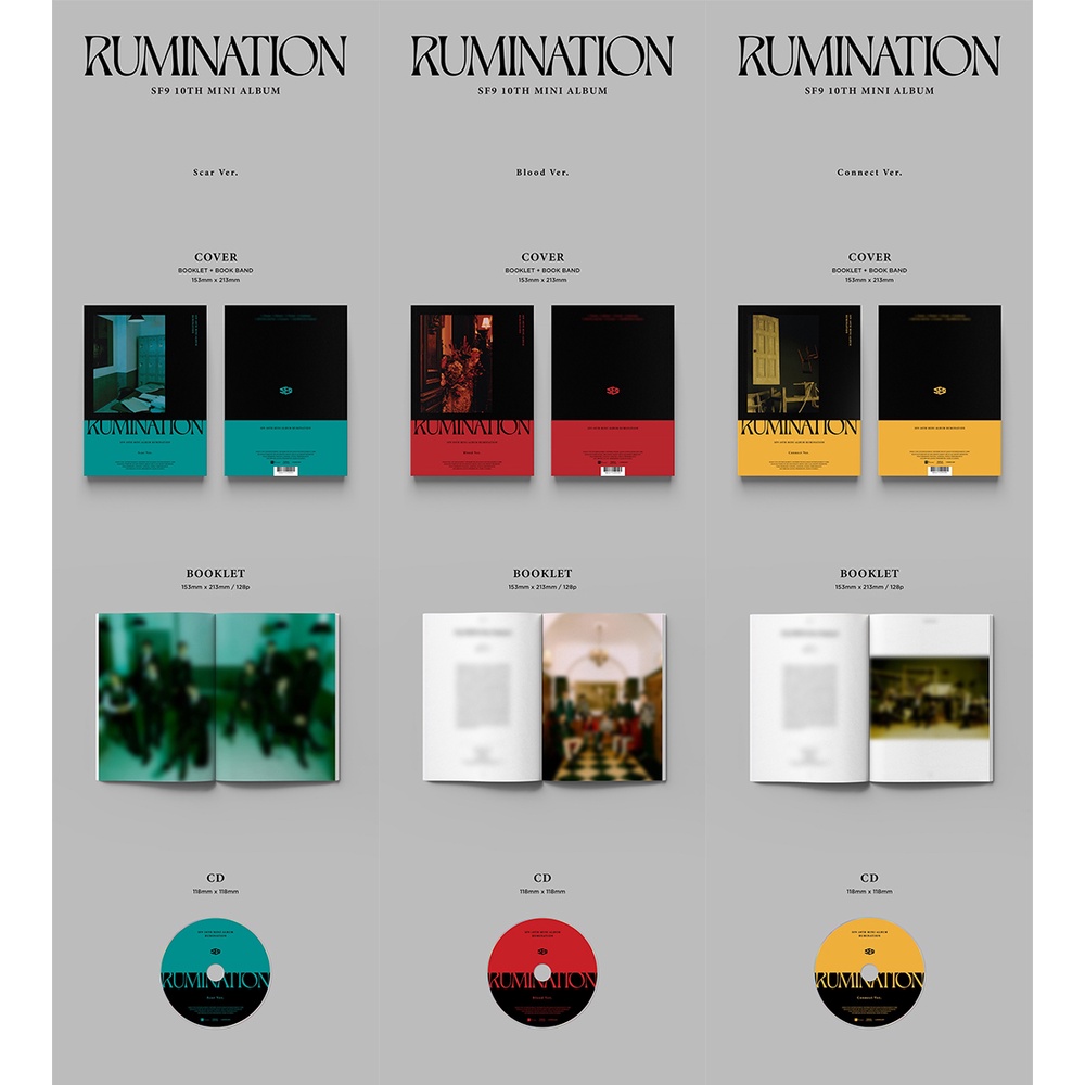 SF9 - 10th Mini Album RUMINATION (CD / KiT)