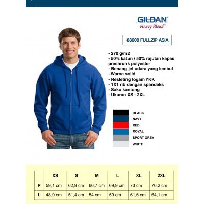 gildan polyester hoodie