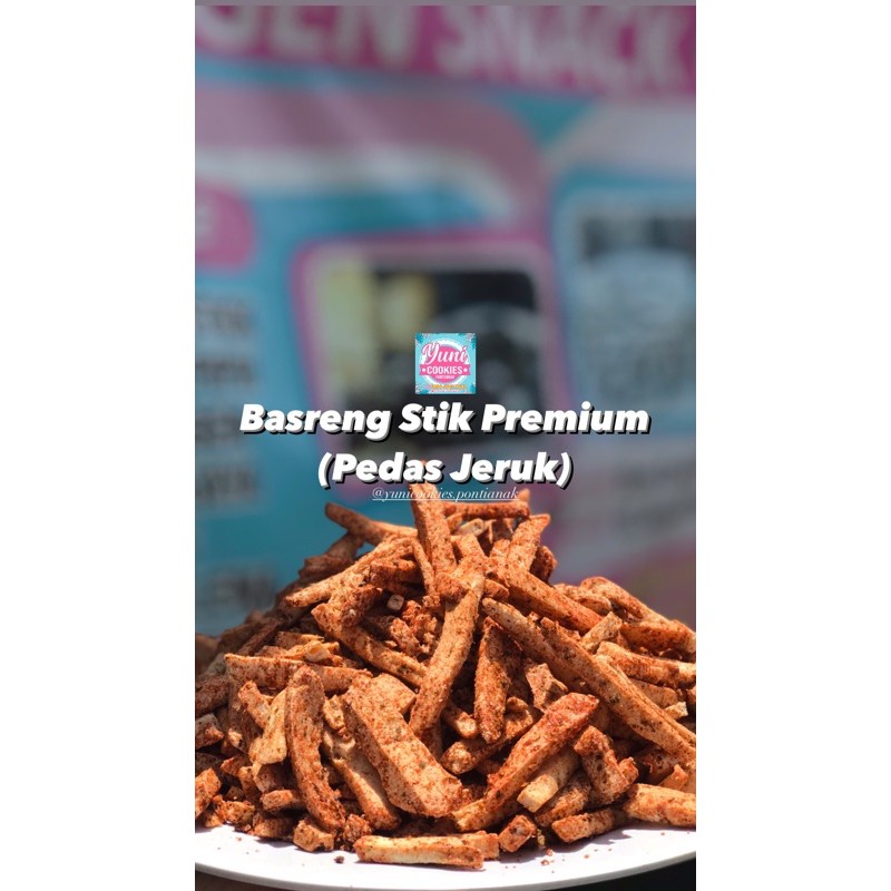 

Basreng Stik Premium Pedas Jeruk / 500gr @yunicookies.pontianak