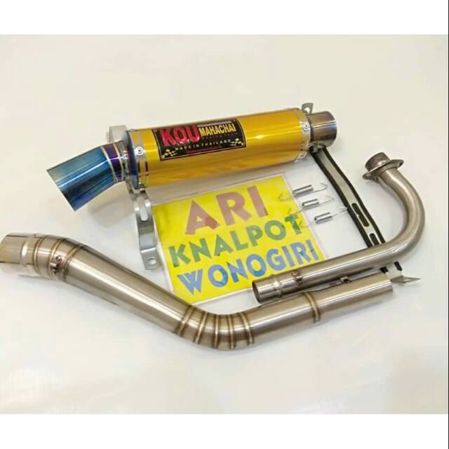 KNALPOT KOU WARNA KNALPOT KOU VEGA JUPITER C70 SHOGUN SUPRA REVO KARISMA KNALPOT ALL BEBEK