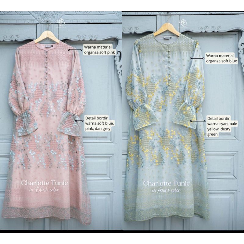 Charlotte Tunik by Heavenlights Blush & Azure size M