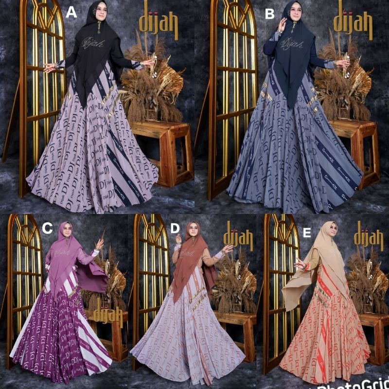 DIJAH 479 BY DIJAH GAMIS SYARI TERBARU BAJU SYARI ORIGINAL SET SYARI GAMIS SYARI PREMIUM GAMIS SYARI