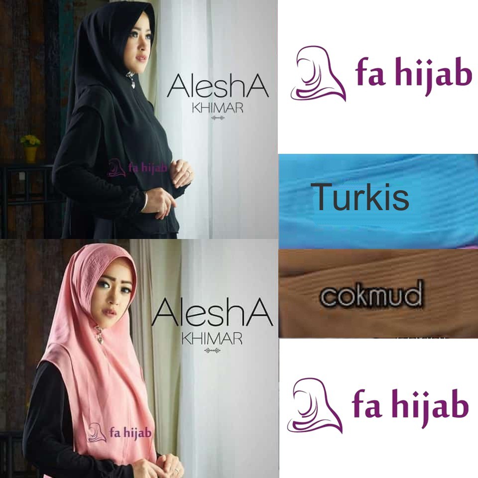 [FA HIJAB] KHIMAR HIJAB JILBAB ALESHA ORI BY FA HIJAB