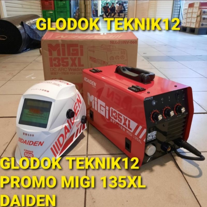MESIN LAS DAIDEN MIGI 135 XL ATAU MIGI MIG 130 DAIDEN MIGI 135XL TRAFO LAS MIGI 135 DAIDEN