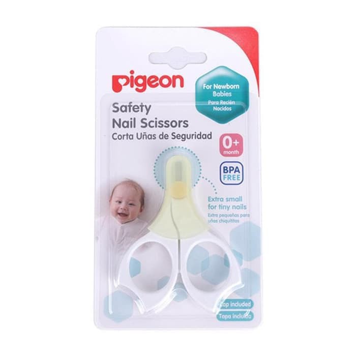 Pigeon Baby Safety Nail Scissor For Newborn Gunting Kuku Bayi Baru Lahir