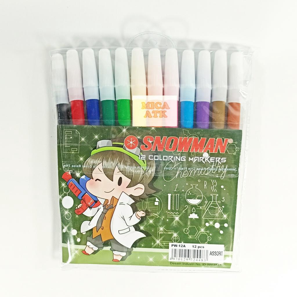 

SNOWMAN Sign Pen 12 PW-12A [ SET ]