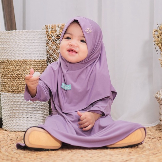 AISKA gamis bayi perempuan 0 6 bulan / gamis bayi perempuan cantik daily nuha