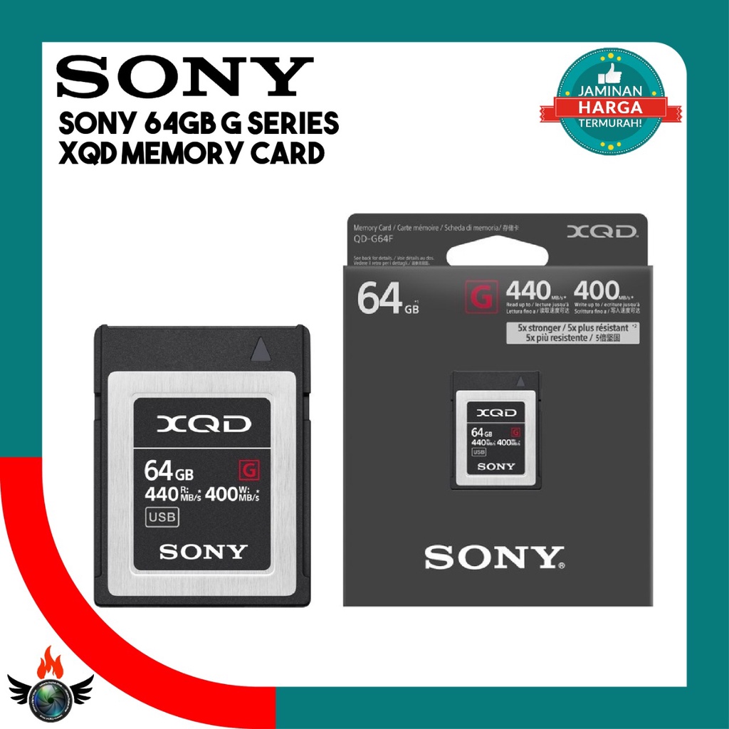Sony 64GB G Series XQD Memory Card