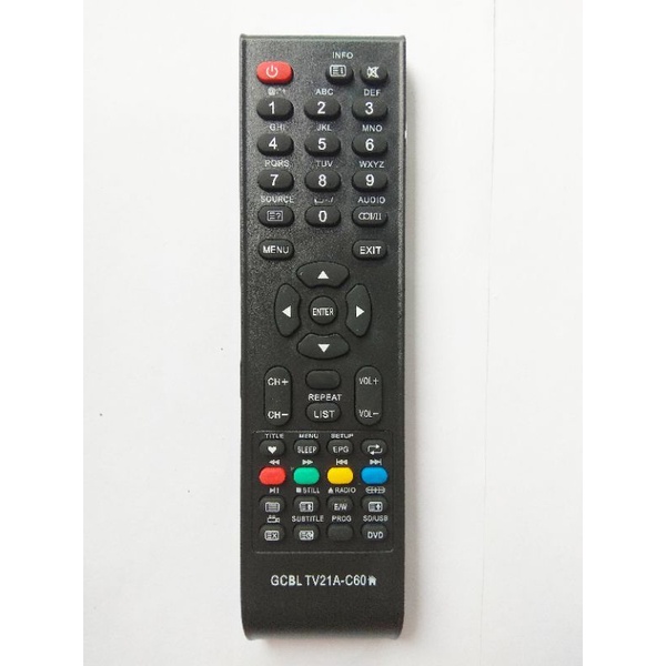 REMOT / REMOTE TV LCD / LED CHANGHONG GCBLTV21A-C60 FOR 50E2000 19D1000