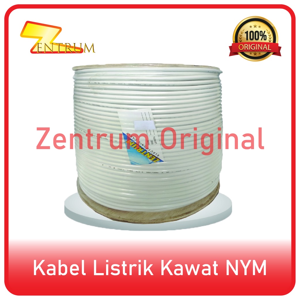 Kabel Listrik Kawat NYM 2 x 1.5 (30 Meter)