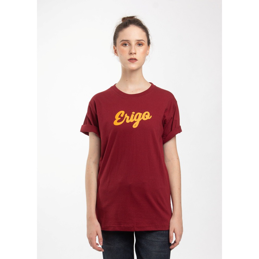 

Erigo T-Shirt Basic Orange Maroon