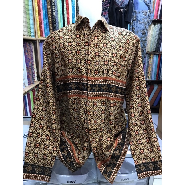 Jual Kemeja Batik Sutra Tulis Danar Hadi | Shopee Indonesia