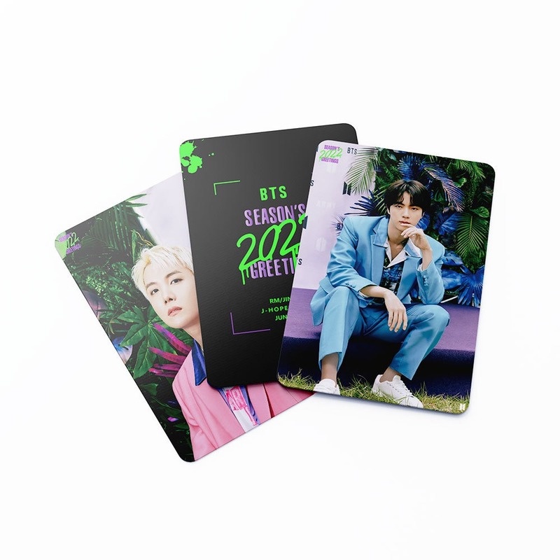 54pcs / set Kartu Lomo KPOP BTS 2022 Album Butter Lomo MAP OF THE SOUL 7 BE HD Untuk Koleksi