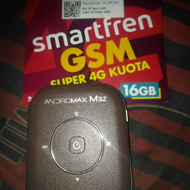 Modem andromax smartfren mifi M3z 4G free 16gb kuota smartfren