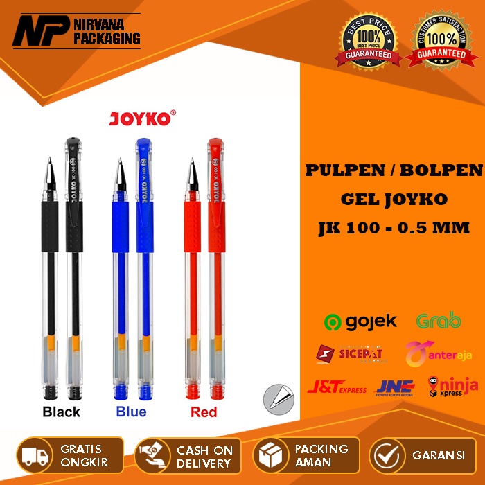 

PULPEN / BOLPEN / PEN / PENA GEL JOYKO JK 100 JK-100 0.5 MM