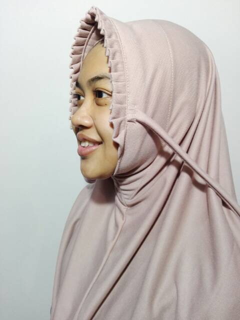 Fashion Hijab Jilbab Khimar  Renda uk XL KCB TERBARU Syar&quot;i