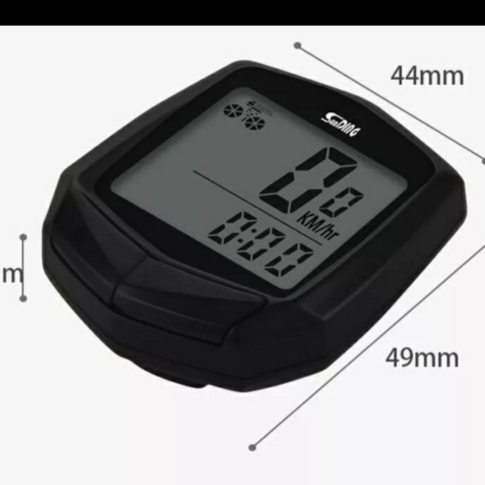 speedometer sepeda digital lcd waterproof anti air mtb odometer