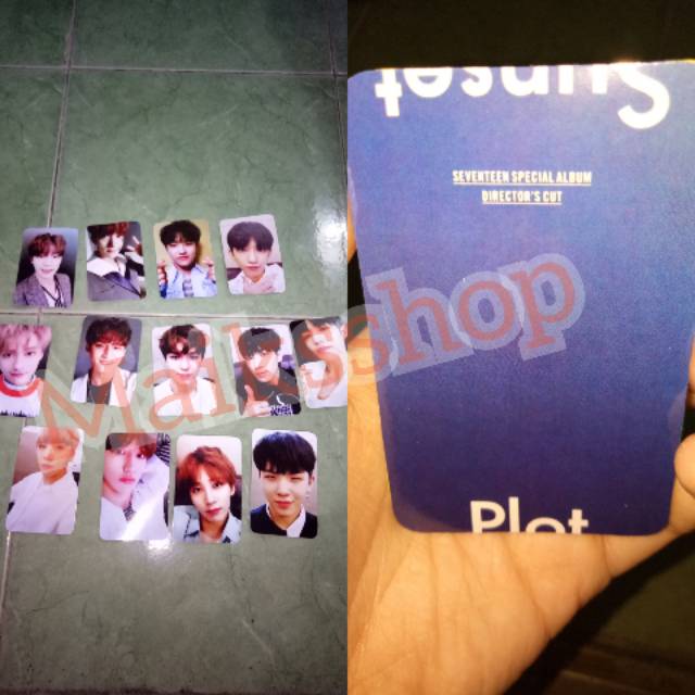 Seventeen Director Cut Plot Version Photocard Kpop