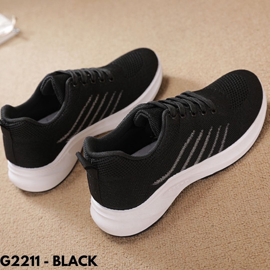 SEPATU SNEAKERS WANITA BEST SELLER NYAMAN DIPAKAI MARATHON BAHAN CANVAS MESH IMPORT G2211