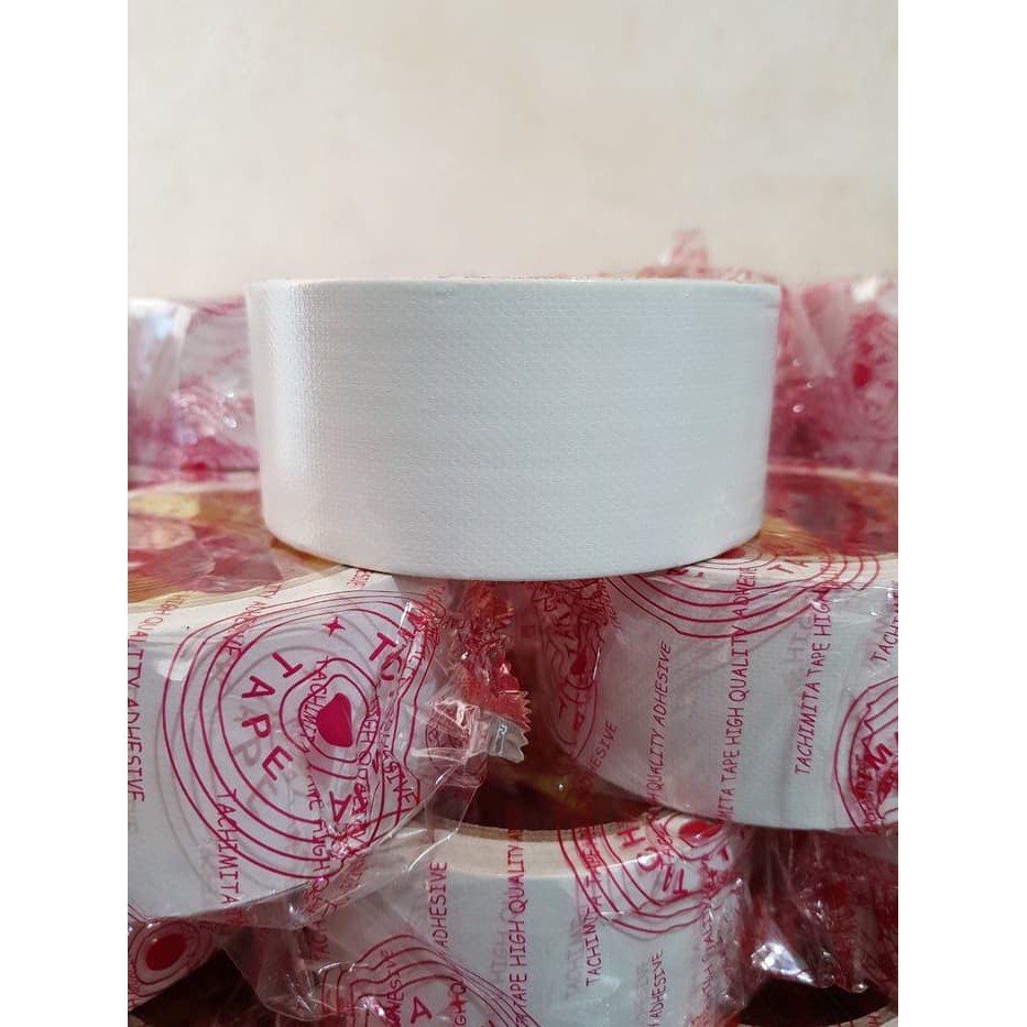 

TERMURAH !!! CLOTH TAPE/LAKBAN KAIN WARNA PUTIH TACHIMITA BERKUALITAS SP398