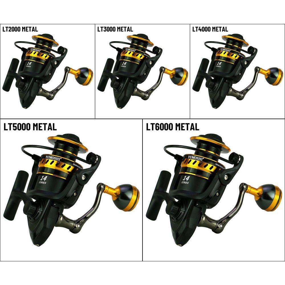 Preva Spinning Wheel Metal Fishing Gear LT2000 Series Gulungan Pancing