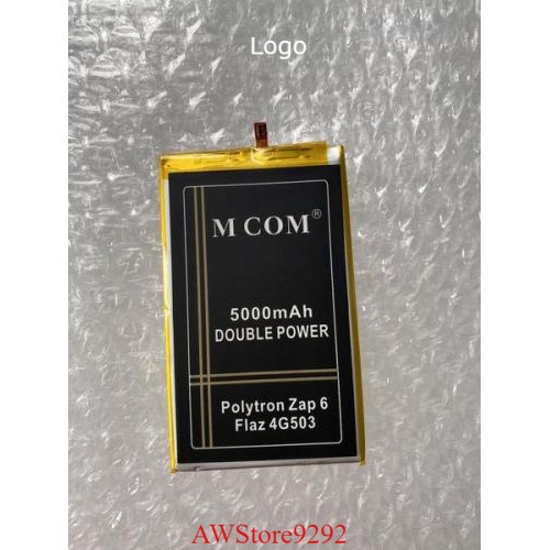 Mcom Battery Batre Baterai Double Power Mcom Polytron PL8AN5 PL-8AN5 Zap 6 Flaz 4G 503