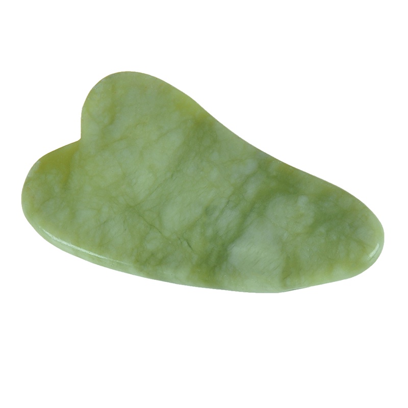 (LUCKID) Alat Pijat Gua Sha quartz Alami Untuk Wajah / Tubuh / spa