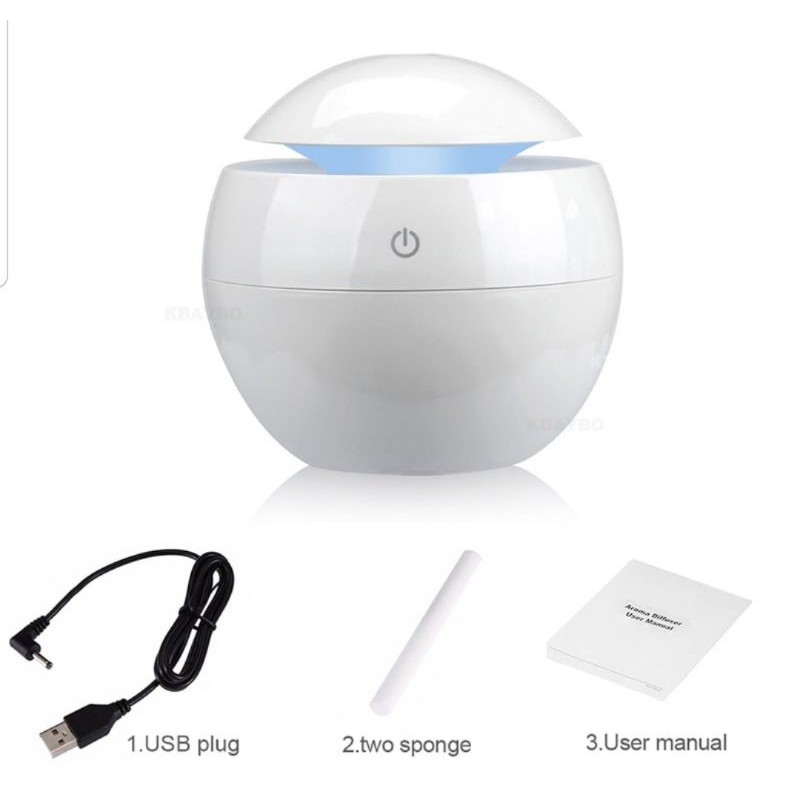 TAFFWARE MINIMALIST ULTRASONIC AIR AROMA HUMIDIFIER 130ML