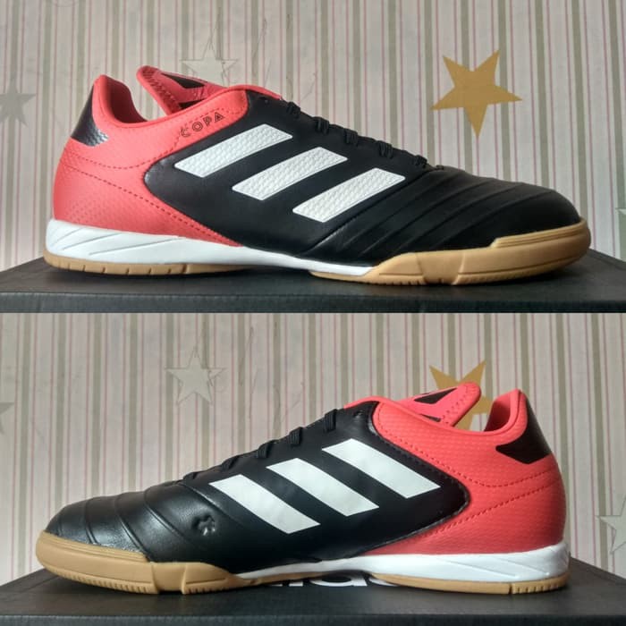 Sepatu futsal adidas copa tango 18.3 core black white CP9017 original